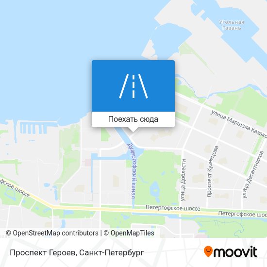 Карта Проспект Героев