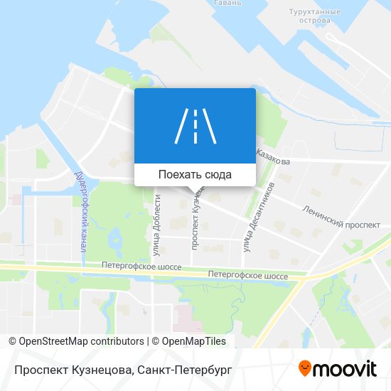 Карта Проспект Кузнецова