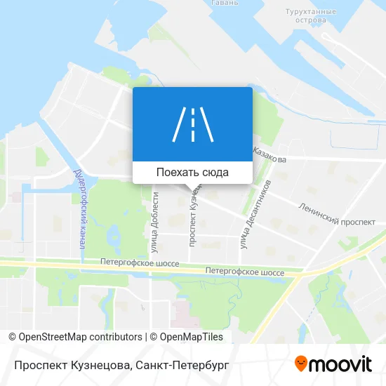 Карта Проспект Кузнецова