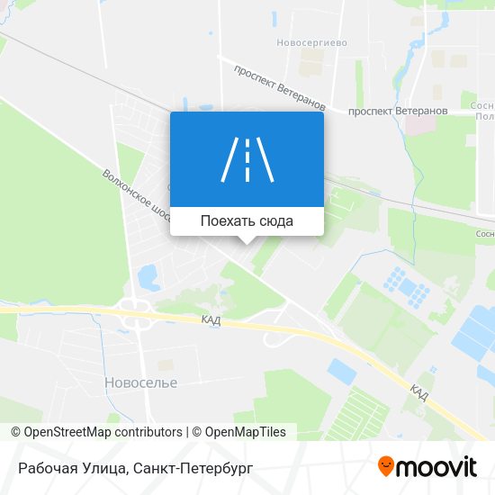 Карта Рабочая Улица