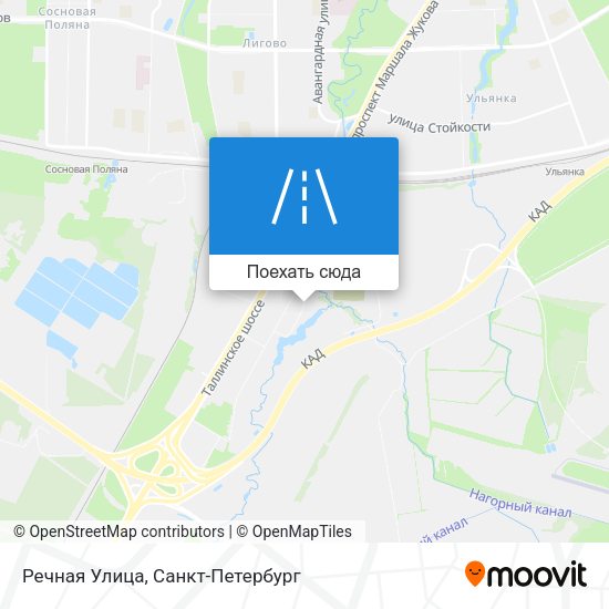 Карта Речная Улица