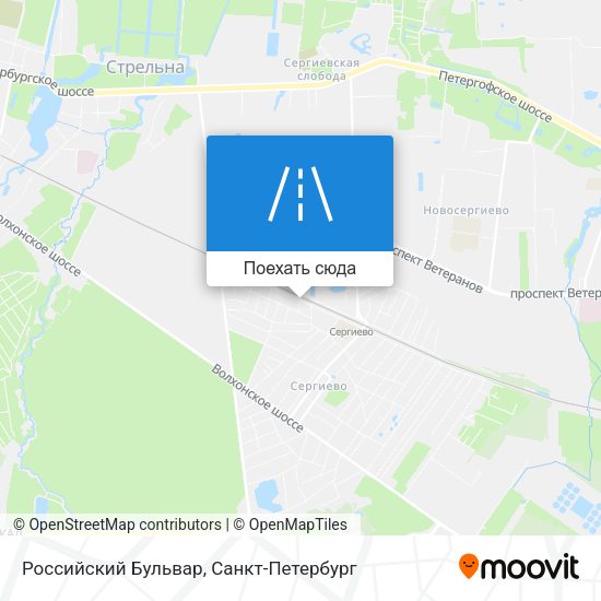 Карта Российский Бульвар