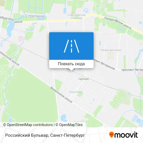 Карта Российский Бульвар