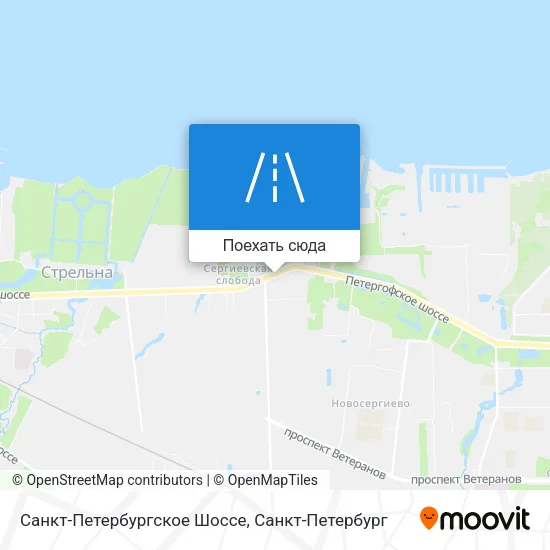 Карта Санкт-Петербургское Шоссе