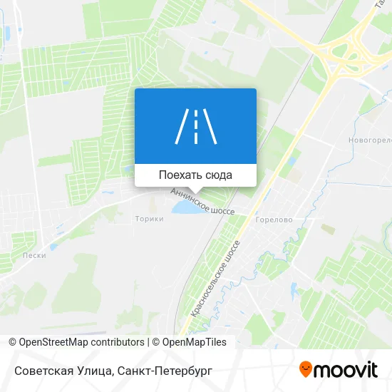 Карта Советская Улица
