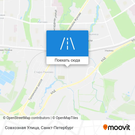 Карта Совхозная Улица