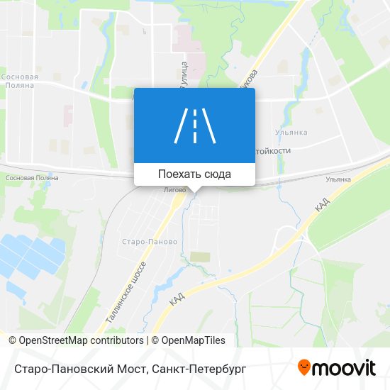 Карта Старо-Пановский Мост