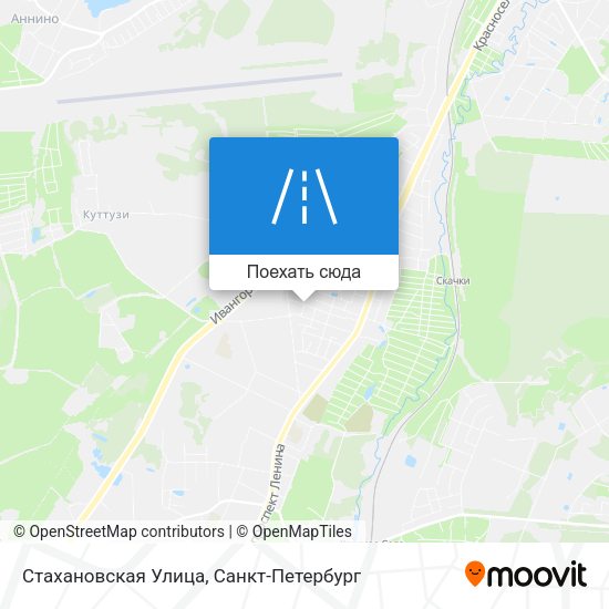 Карта Стахановская Улица