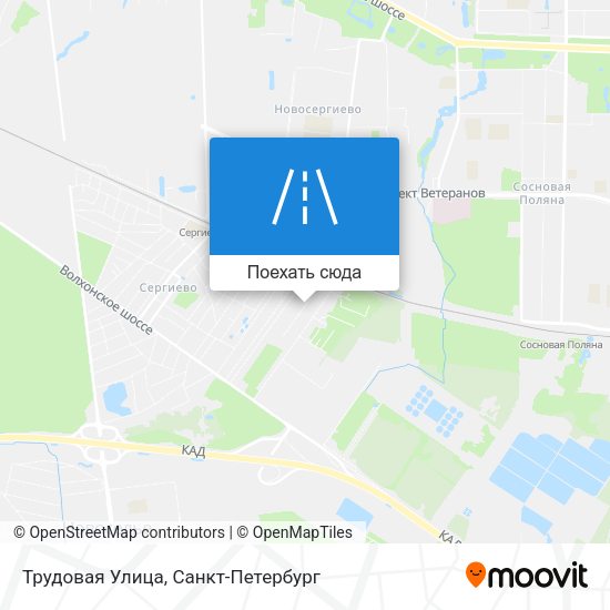 Карта Трудовая Улица