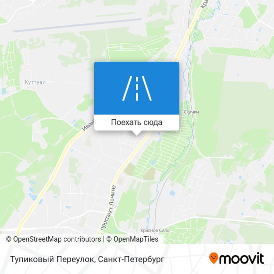 Карта Тупиковый Переулок