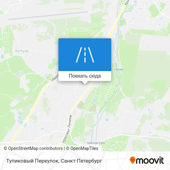 Карта Тупиковый Переулок