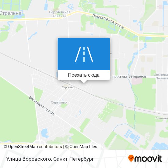 Карта Улица Воровского