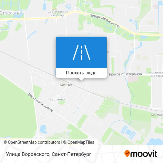 Карта Улица Воровского