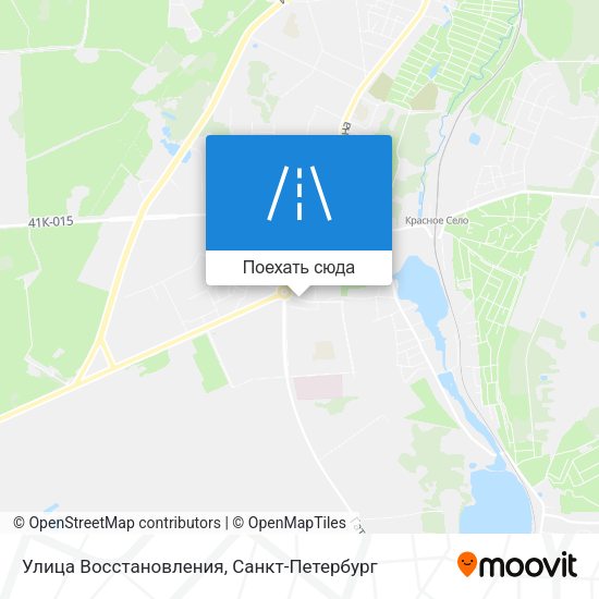 Карта Улица Восстановления
