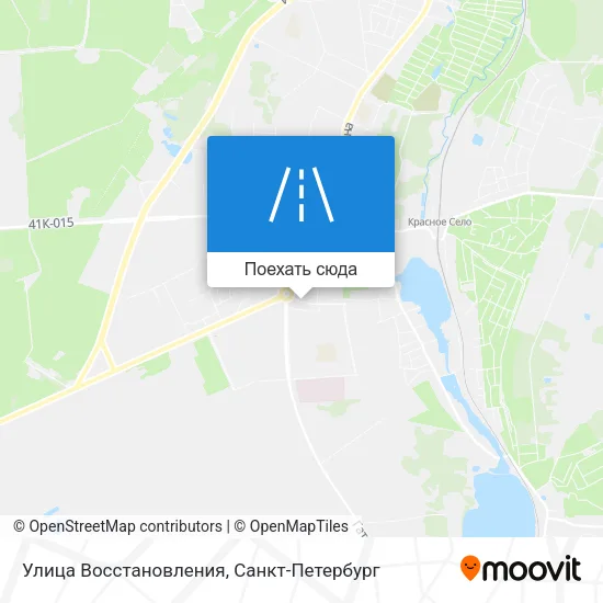 Карта Улица Восстановления