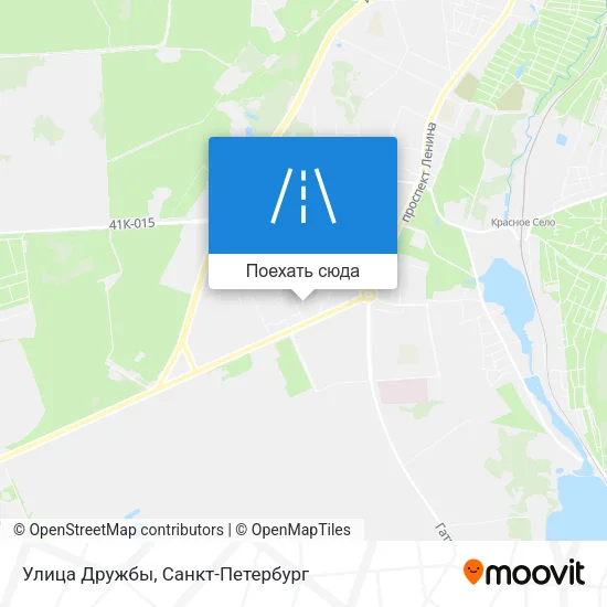 Карта Улица Дружбы