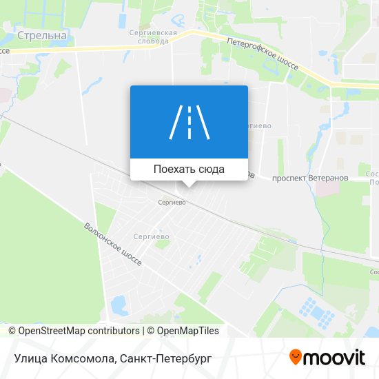 Карта Улица Комсомола