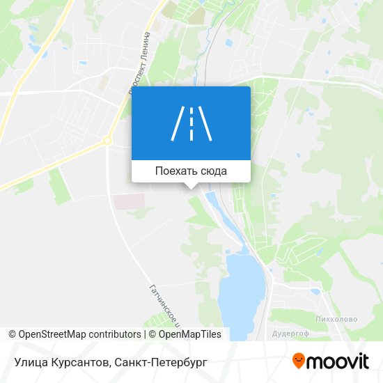 Карта Улица Курсантов