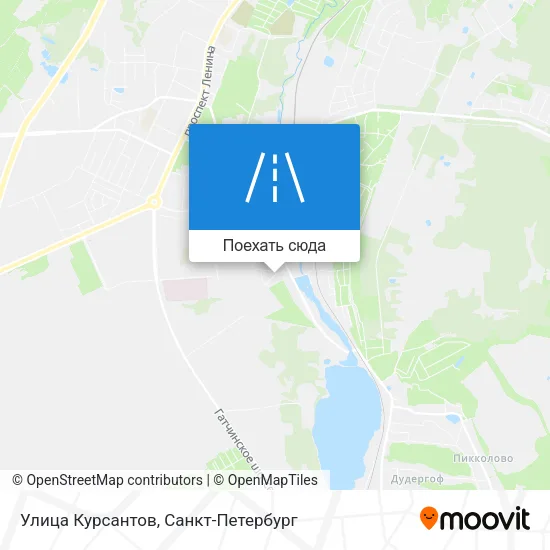 Карта Улица Курсантов
