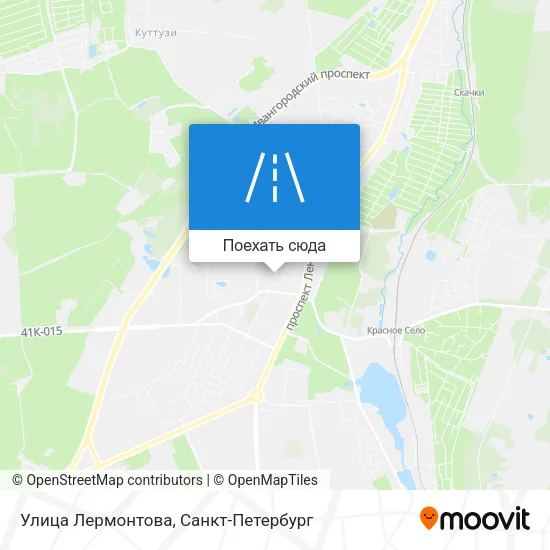 Карта Улица Лермонтова