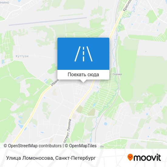 Карта Улица Ломоносова