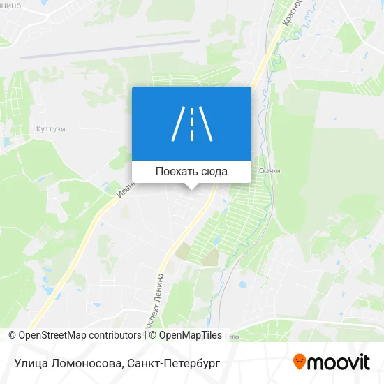 Карта Улица Ломоносова