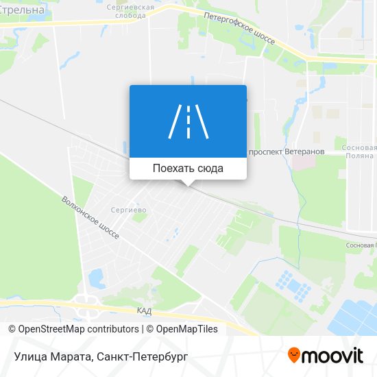 Карта Улица Марата