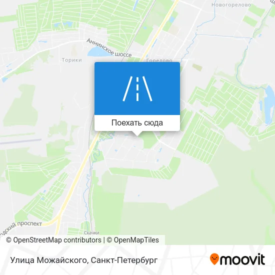 Карта Улица Можайского