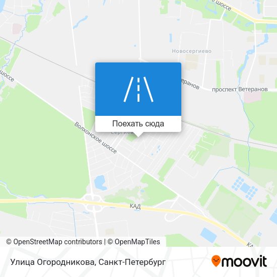 Карта Улица Огородникова