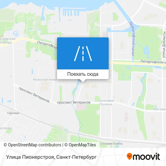 Карта Улица Пионерстроя