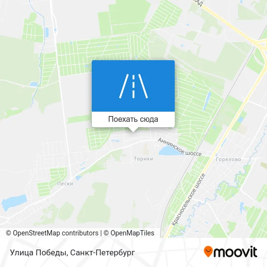 Карта Улица Победы
