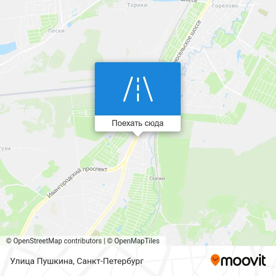 Карта Улица Пушкина