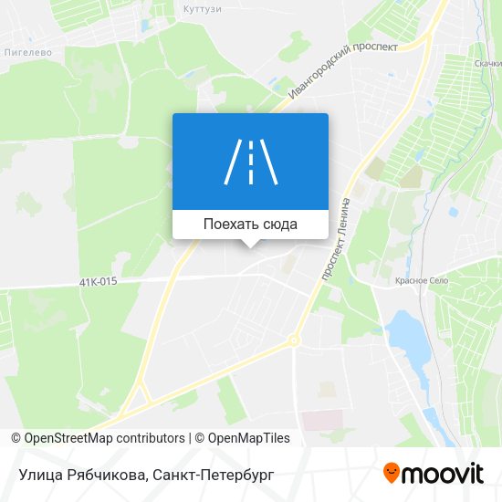 Карта Улица Рябчикова