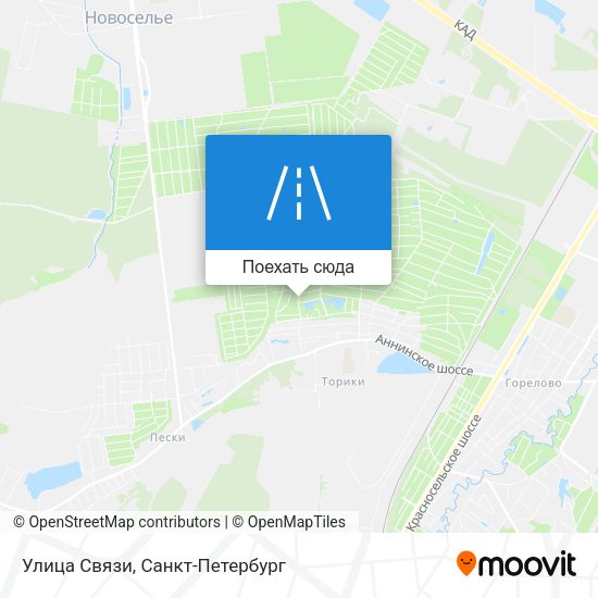 Карта Улица Связи