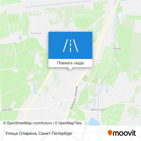 Карта Улица Спирина