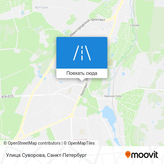 Карта Улица Суворова