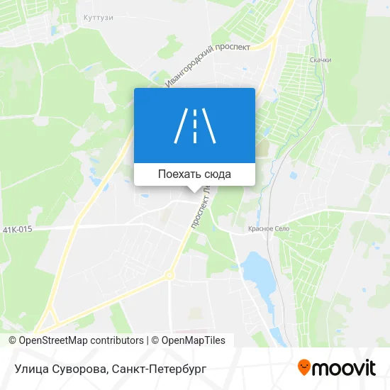 Карта Улица Суворова