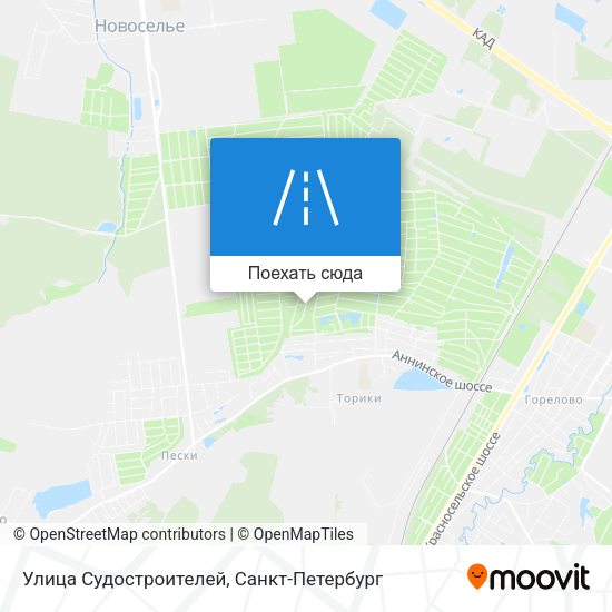 Карта Улица Судостроителей