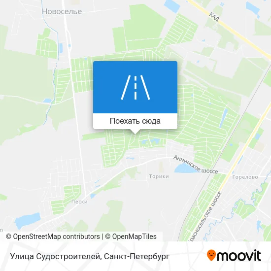 Карта Улица Судостроителей
