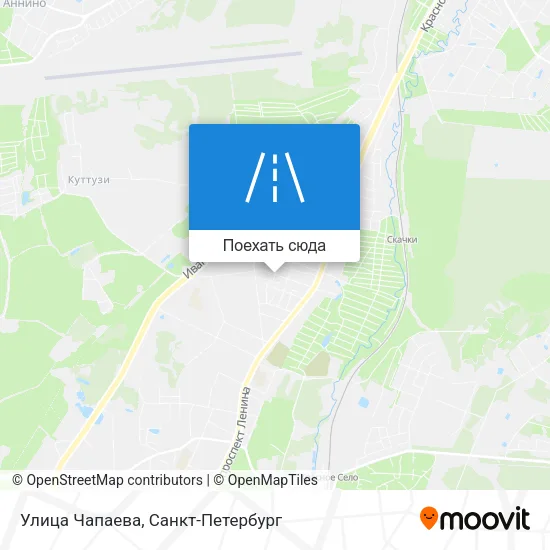 Карта Улица Чапаева