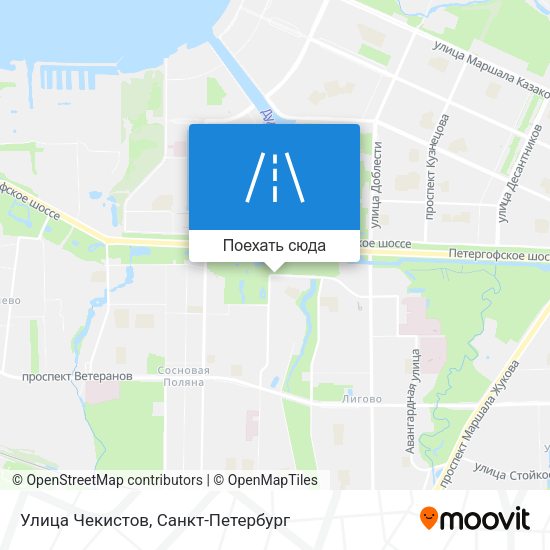 Карта Улица Чекистов