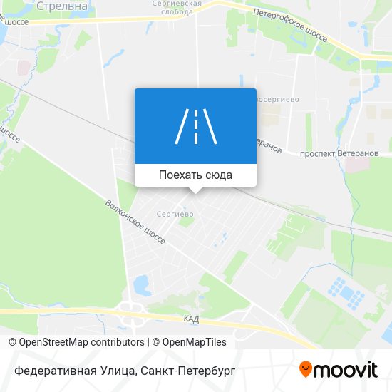 Карта Федеративная Улица