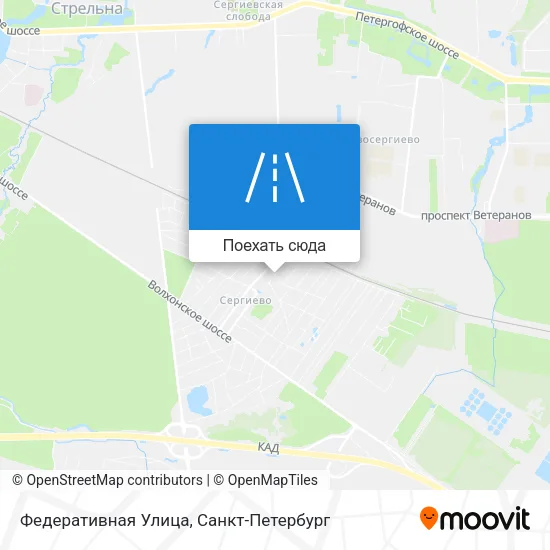 Карта Федеративная Улица
