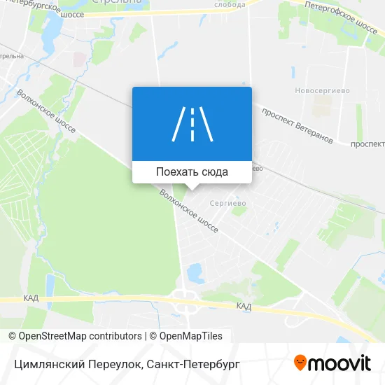 Карта Цимлянский Переулок