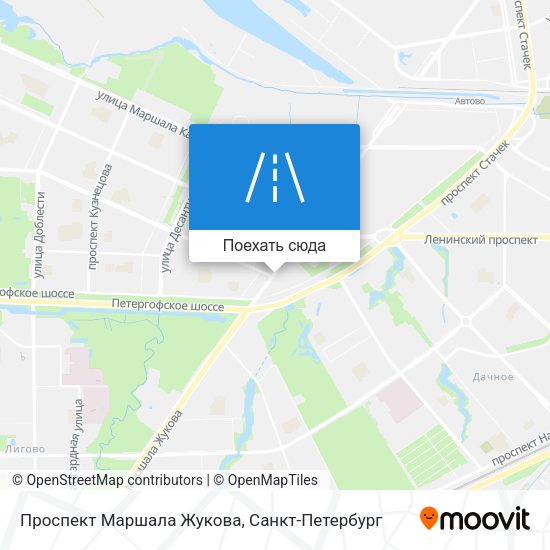 Карта Проспект Маршала Жукова