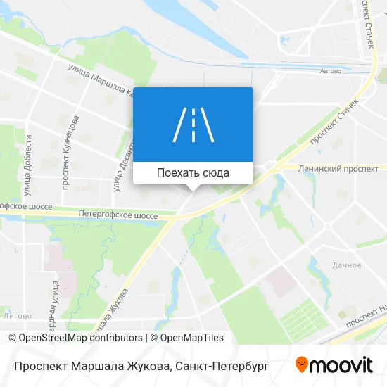 Карта Проспект Маршала Жукова
