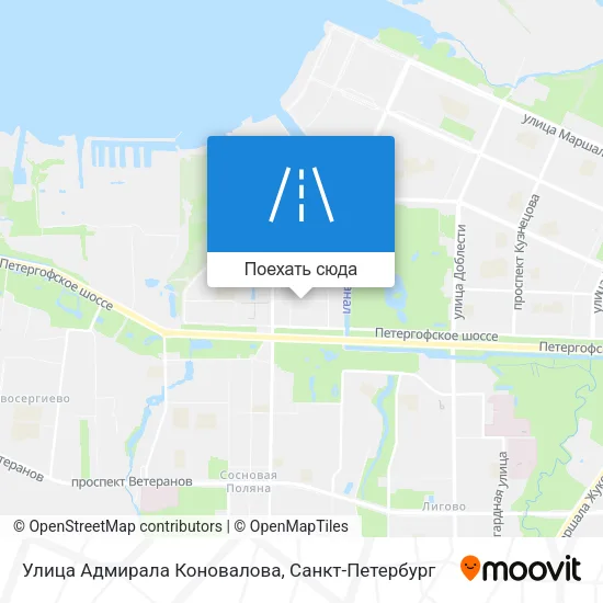 Карта Улица Адмирала Коновалова