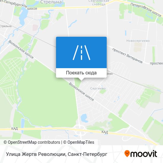 Карта Улица Жертв Революции