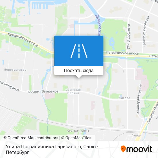 Карта Улица Пограничника Гарькавого