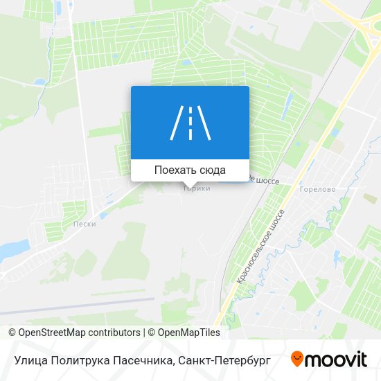 Карта Улица Политрука Пасечника